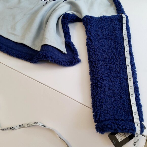 Tampa Bay Lightning Girls Hooded Fleece Hoodie Size L (10/12) Blue NHL Licensed - Picture 9 of 10